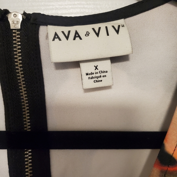 Watercolor Floral A-line Dress - Picture 3 of 4